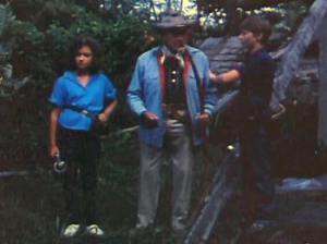 Robert Allen (center) in Raiders of the Living Dead