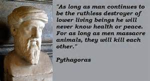 Pythagoras on actions toward lesser beings
