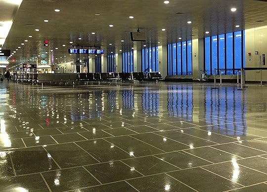Starry Night Airport Terminal