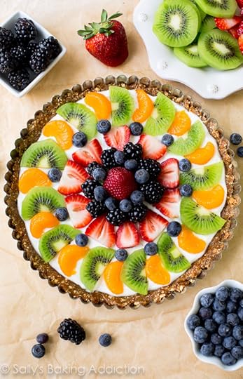 Healthy Greek Yogurt Fruit Tart-- gluten free and ready in less than 30 minutes!