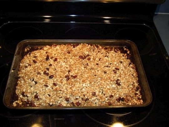 January is for comfort foods, like granola.