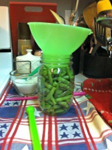 How to can green beans.