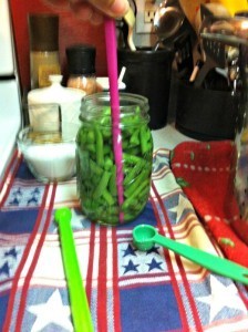 How to can green beans.