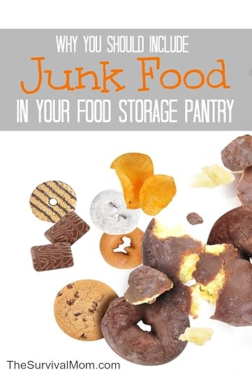 Add junk food storage to your food storage pantry.