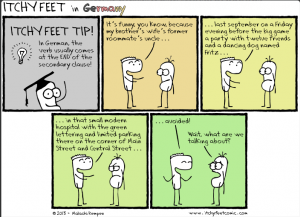 Itchy feet in Germany