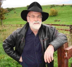 Sir Terry Pratchett in Salisbury