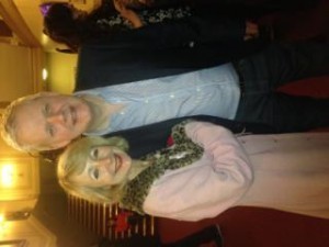 Me and actor, David Schaal