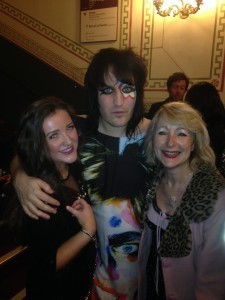 A kiss from Noel Fielding!