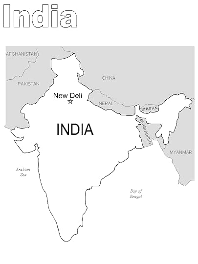 map of india