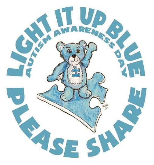 Light It Up Blue - World Autism Awareness Teddy Bear #LIUB