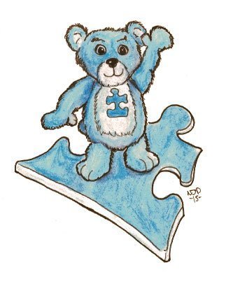 Autism Awareness Teddy Bear