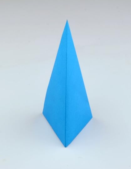 the london shard in origami
