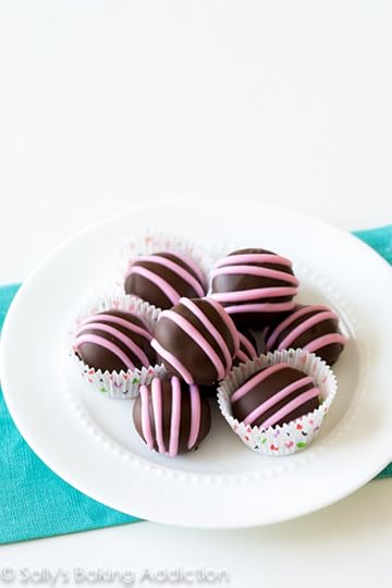 Strawberry Buttercreams in Sally's Candy Addiction Cookbook