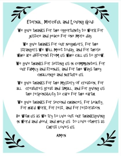 Thanksgiving Prayer