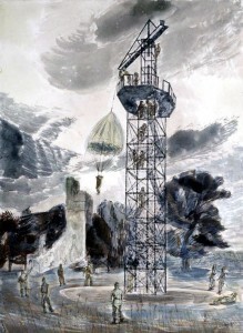 The Training Tower at Largo by Edward Bawden