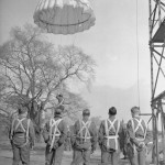 Polish soldiers training on the Tower at Largo