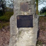 The memorial at Manchester Airport Memorial Garden commemorating the Poles who undertook parachute training at RAF Ringway