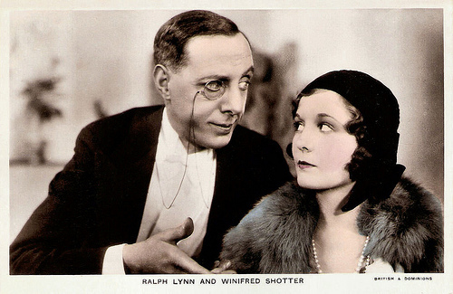 Ralph Lynn and Winifred Shotter in Summer Lightning (1933)