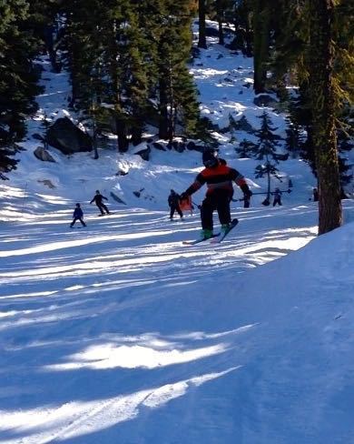 J skiing