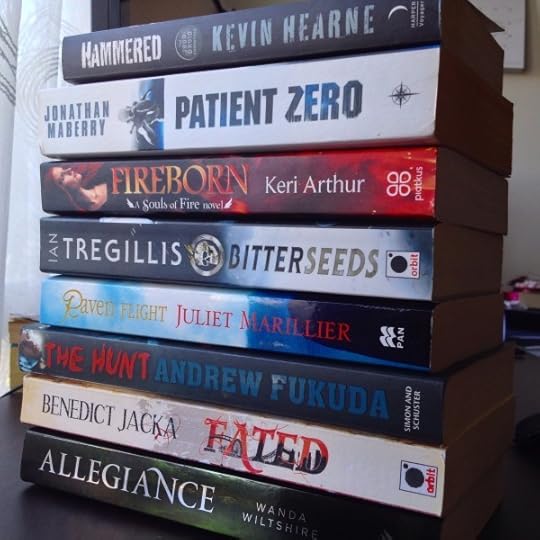 20150308 Books from Katherine 1 HDR Instagram