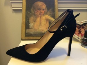 These shoes are made for sitting