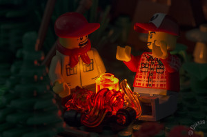 Lego campfire