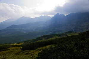 High Polish Tatra mountains