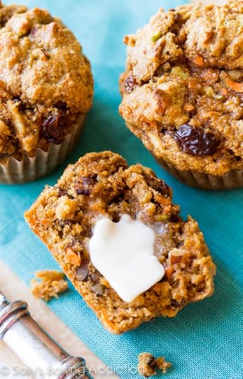 Sally's Baking Addiction Simple Morning Glory Muffins-- like carrot cake and spiced apple cake... for breakfast!