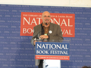 Terry speaking at the National Book Festival.
