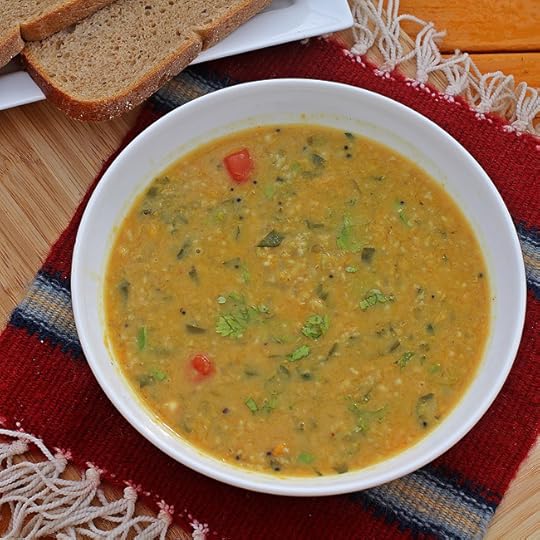 Oatmeal and Split Pea Soup