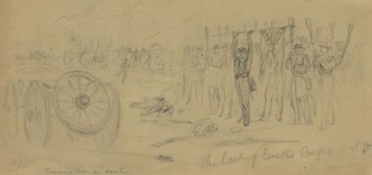 The Surrender of Ewell's Corps at Sailor's Creek by Alfred Waud (Library of Congress)