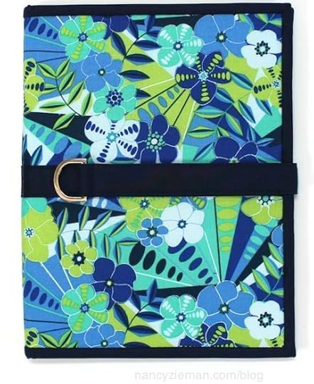 Nancy Zieman iPad Case With Reading Straps Tablet Keeper Template by Clover 