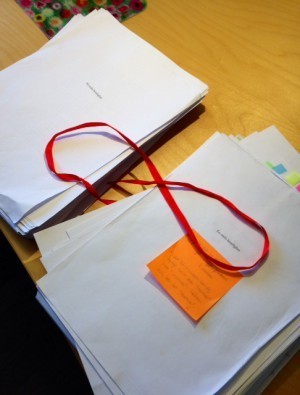 hejdå manuset. HEJDÅ.