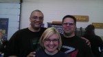 Me with author Kat French and her husband, Chris French