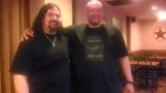 Me with author/publisher, Stephen Zimmer
