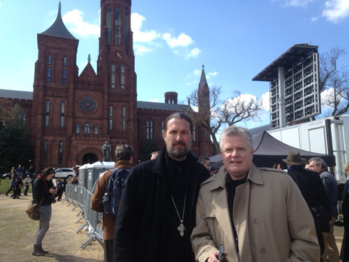 With Pastor Jim Garlow at March for Marriage 3-13