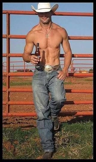 cowboy with beer