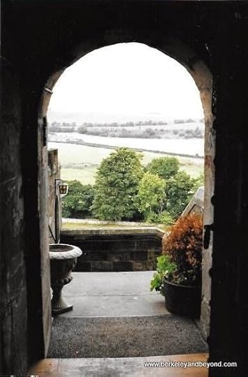 view from Borthwick Castle in Midlothia, Scotland