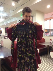 Deirdre posing with one of my 