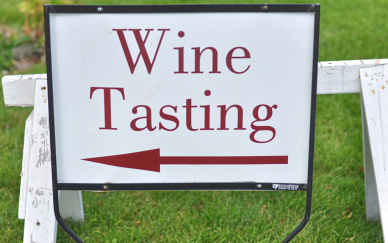Wine Tasting sign