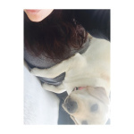 Io sul divano e lei sul suo. Io.