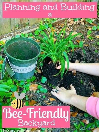 bee-friendly backyard