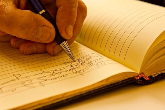 man writing in journal - Google Search