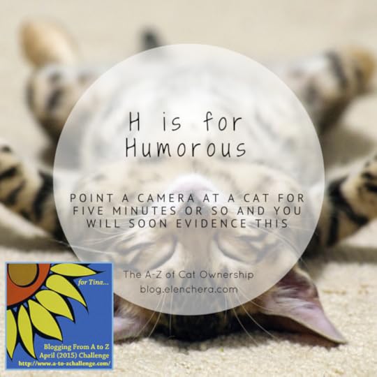 A-Z of Cats: H is for Humorous
