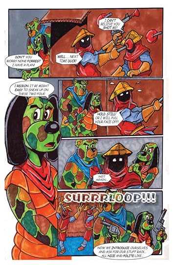 Cuddly Defenders Forrest & Scout Cuddly Toy Comic Book Page