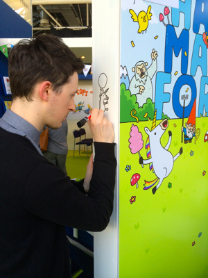 Matty Long at the Bologna Book Fair 2015