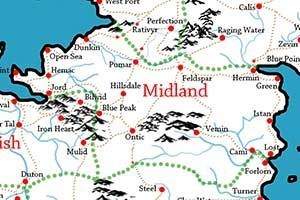 Map of Midland