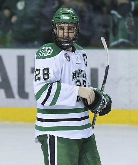 Stephane Pattyn, captain UND men's hockey.