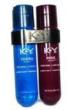 KY Yours and Mine Sex Lube[HIS & HER] Dual lubricant Packaging : Size 3 Oz.