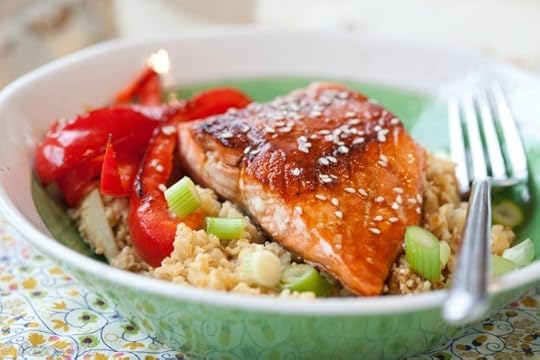 Teriyaki Salmon Recipe (Paleo, Grain-Free) via DeliciouslyOrganic.net